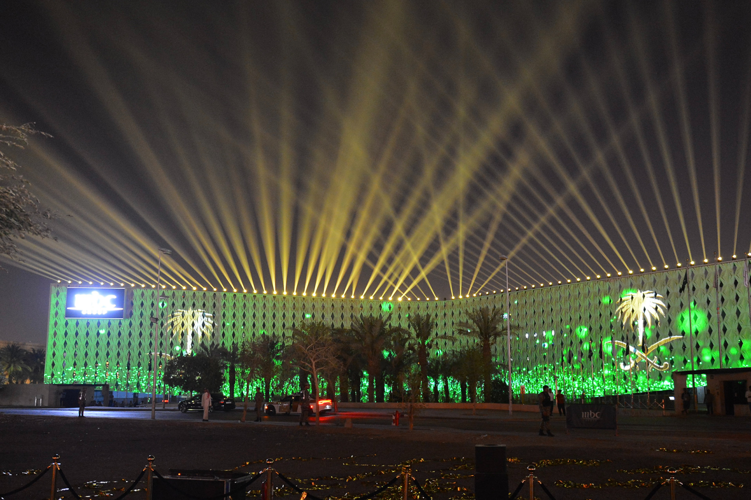 The newly constructed MBC Group headquarters in Riyadh